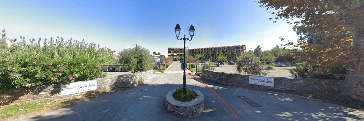 Entrée de la résidence